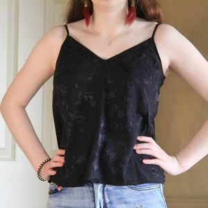 Black tank top